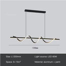 Axyaa Nordic LED Pendant Light in Gold/Black for Stylish Home Decor