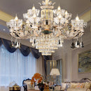 Axyaa Luxury European Villa Crystal Chandelier for Home Dining & Bedroom