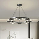 Axyaa Metal Black Pendant Light Chandelier for Bedroom Restaurant Living Rooms