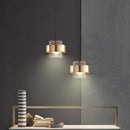 Axyaa Modern Glass Chandeliers Lighting Bedroom Decor Pendant Light Fixture