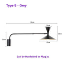 Axyaa Marseille Long Wall Sconce Indoor House Decoration Light