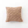 Axyaa Geometric Short Plush Pillowcase Set for Indoor Home Decor