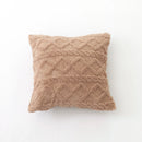 Axyaa Geometric Short Plush Pillowcase Set for Indoor Home Decor