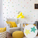 Watercolor Stars Wall Decals by Axyaa  - Simple Pattern Kids Room Decoration