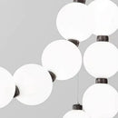 Axyaa LED Pendant Chandeliers Staircase Lighting for Modern Living Room Decor