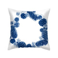 Axyaa Blue Geometry Pillowcase - Decorative Cushion Cover