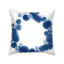 Axyaa Blue Geometry Pillowcase - Decorative Cushion Cover