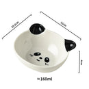 Axyaa Panda Steamed Egg Bowl Set with 160ml Dipping Dish