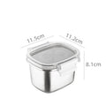 Axyaa Stainless Steel Fresh-keeping Box with Lid - Portable Food Storage Box