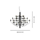 Axyaa Summer Fruit Chandelier Pendant Light - Elegant Living Room Suspension Lamp