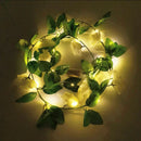 Pink Rose Vine LED String Lights by Axyaa - Wedding Party Garden Home Decor