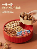 Axyaa High-End Rotating Sugar Box & Snack Storage with Dried Fruit Plate