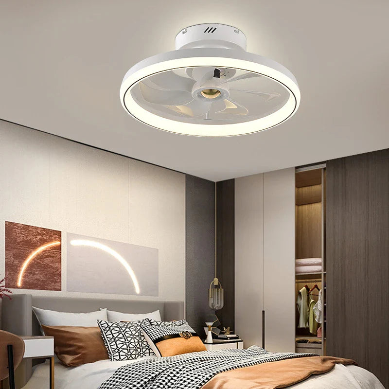 Axyaa Smart LED Ceiling Fan Light Remote Control/APP Dining Room Bedroom Chandelier