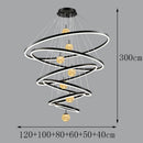 Axyaa Modern LED Pendant Light Chandeliers for Living Room and Dining Room