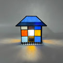 Axyaa Geometric Stained Glass House Lampshade - Chandelier, Wall Light Replacement