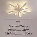 Modern Acrylic LED Ceiling Lamp by Axyaa - Dandelion Design Dining Room Light