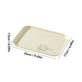 Axyaa Plastic Stackable Food Storage Tray Large Capacity Organizer
