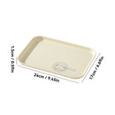 Axyaa Plastic Stackable Food Storage Tray Large Capacity Organizer