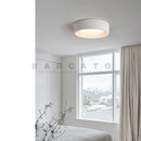 Axyaa White LED Gypsum Ceiling Lights - Nordic Wabi Sabi Design