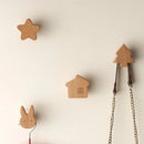 Axyaa Wooden Animal Hook Rack for Home, Kitchen & Wardrobe Organizing