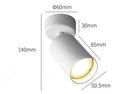 Axyaa Rotatable GU10 LED Spot Ceiling Downlight for Home Living Room