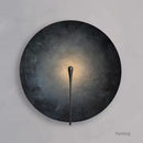 Axyaa Retro LED Wall Light Disc Fixture - Nordic Creative Universe Stainless Steel Art