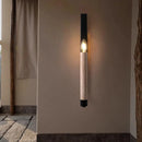Axyaa Yellow Cave Stone Candle Sconce Light - Wabi Sabi Style for Living Room and Hotel