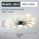 Axyaa LED Ceiling Lamp: Modern Elegant Luxurious Main Light for Bedroom