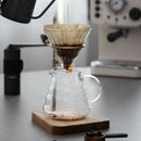 Axyaa Wood Brass Hand Brew Coffee Holder, Adjustable Base, Filter Cup Stand, Matching Equipment