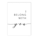 Nordic Love Life Quote Canvas Painting Wall Art for Living Room by Axyaa