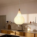 Axyaa Wabi-Sabi Cloth E27 Pendant Lamps for Dining Room Kitchen Bar Chandeliers