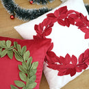 Axyaa Christmas Festival Flower Round Pillowcase for Cozy Home Decor