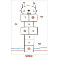 Axyaa Cartoon Hopscotch Rug: Kids Bedroom & Living Room Decor, Baby Crawling Mat