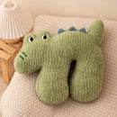 Axyaa Cartoon Animal Plush Cushion Irregular Shaped Throw Pillow