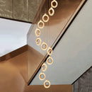 Axyaa Crystal Chandelier Pendant Light for Living Room and Bedroom