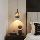 Axyaa Nordic Glass Chandelier LED Pendant Light for Dining Room Kitchen Restaurant
