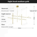 Axyaa Minimalist Villa Living Room LED Chandelier Staircase Lamp