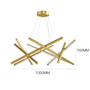 Axyaa LED Chandelier Dimming Ceiling Light for Modern Home Decor