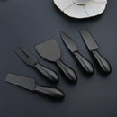 Axyaa Stainless Steel Cheese Knife Set - 6 Piece Butter Slicer Pizza Cutter
