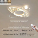 Axyaa Nordic LED Ceiling Light: Modern Minimalist Style for Bedroom and Study Room