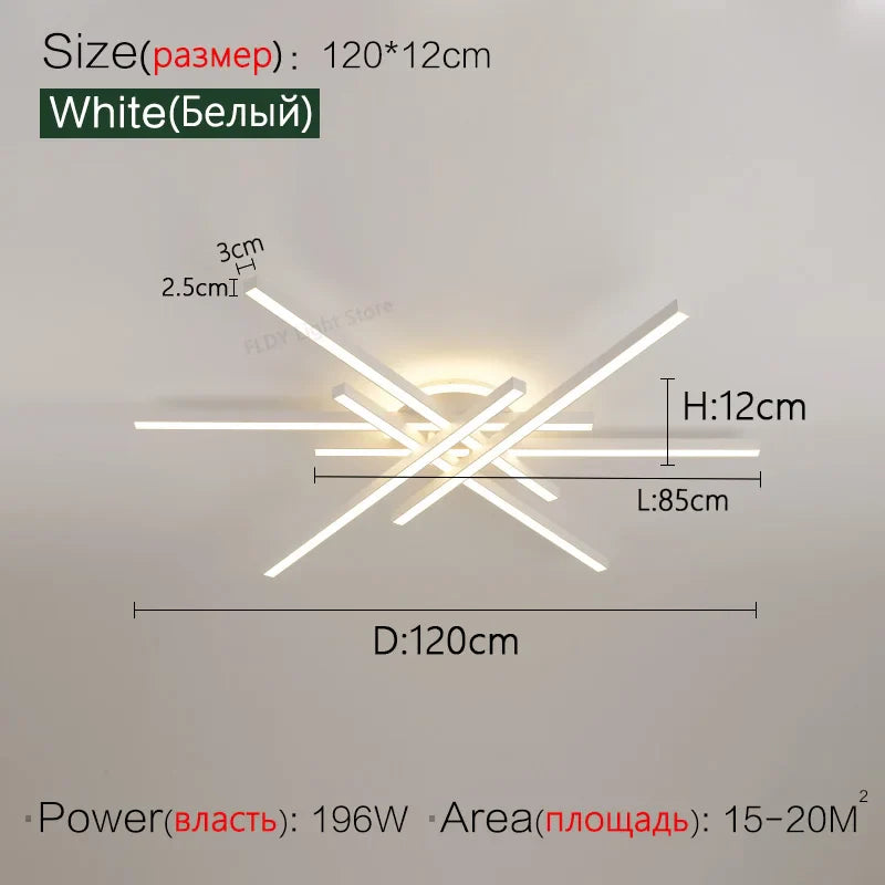 Nordic LED Ceiling Chandelier for Living Room Dining Bedroom - Axyaa