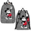 Axyaa Kids Mickey Mouse Backpack - School Bookbag for Boys and Girls