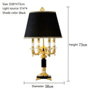 Axyaa Modern Black Crystal Table Lamp - Stylish Bedroom Lighting
