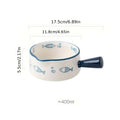 Axyaa Ceramic Kitchen Set: Sauce Boat, Finger Bowl, Pouring Pot, Guiding Bowl. Oven-Safe.