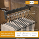 Axyaa Adjustable Telescopic Wardrobe Hanger | Extendable Clothes Rail Organizer