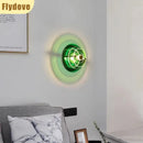 Axyaa Nordic Bauhaus UFO Wall Lamp - Minimalist Disc Atmosphere Lighting
