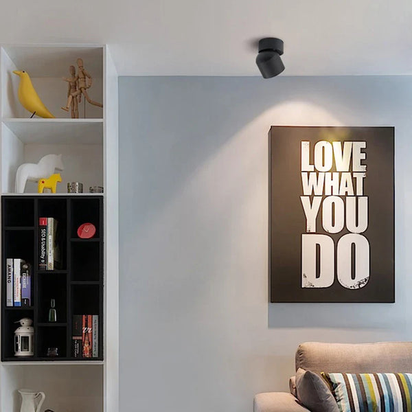 Adjustable LED Ceiling Light for Living Room Axya Modern Downlight