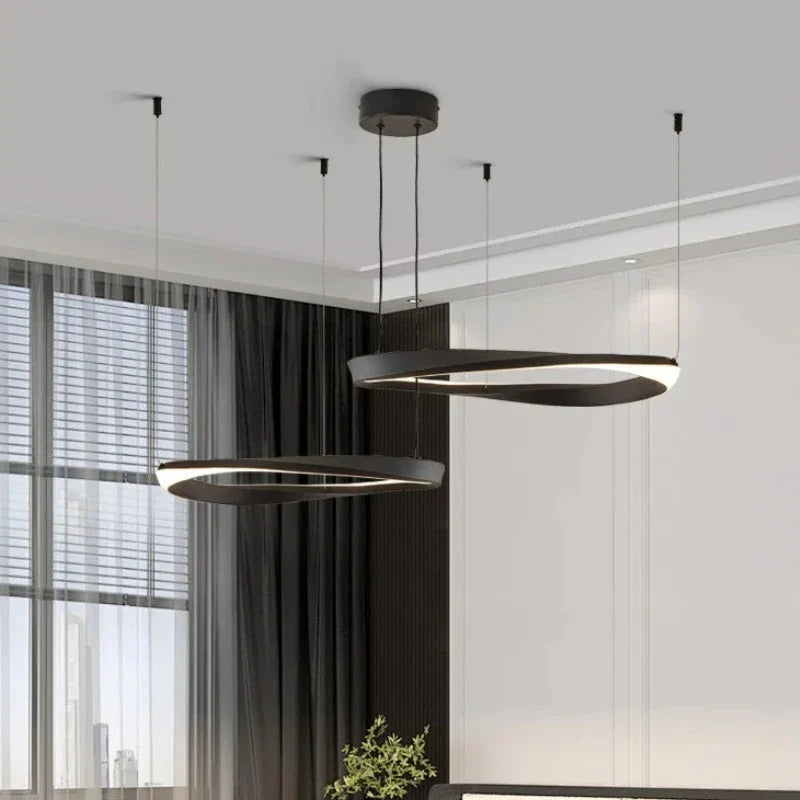 Axyaa Nordic LED Pendant Chandelier for Modern Living Room Lighting