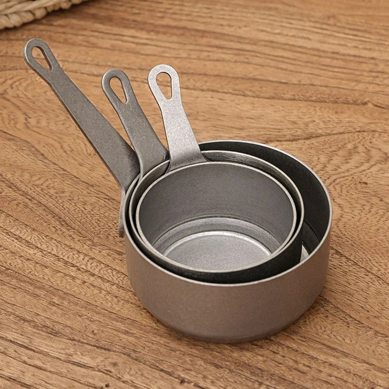 Axyaa Stainless Steel Seasoning Cups Set for Steak and Sauce - Small and Stylish