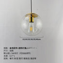 Axyaa Modern Glass Chandelier Bar Counter Restaurant Hanging Lights